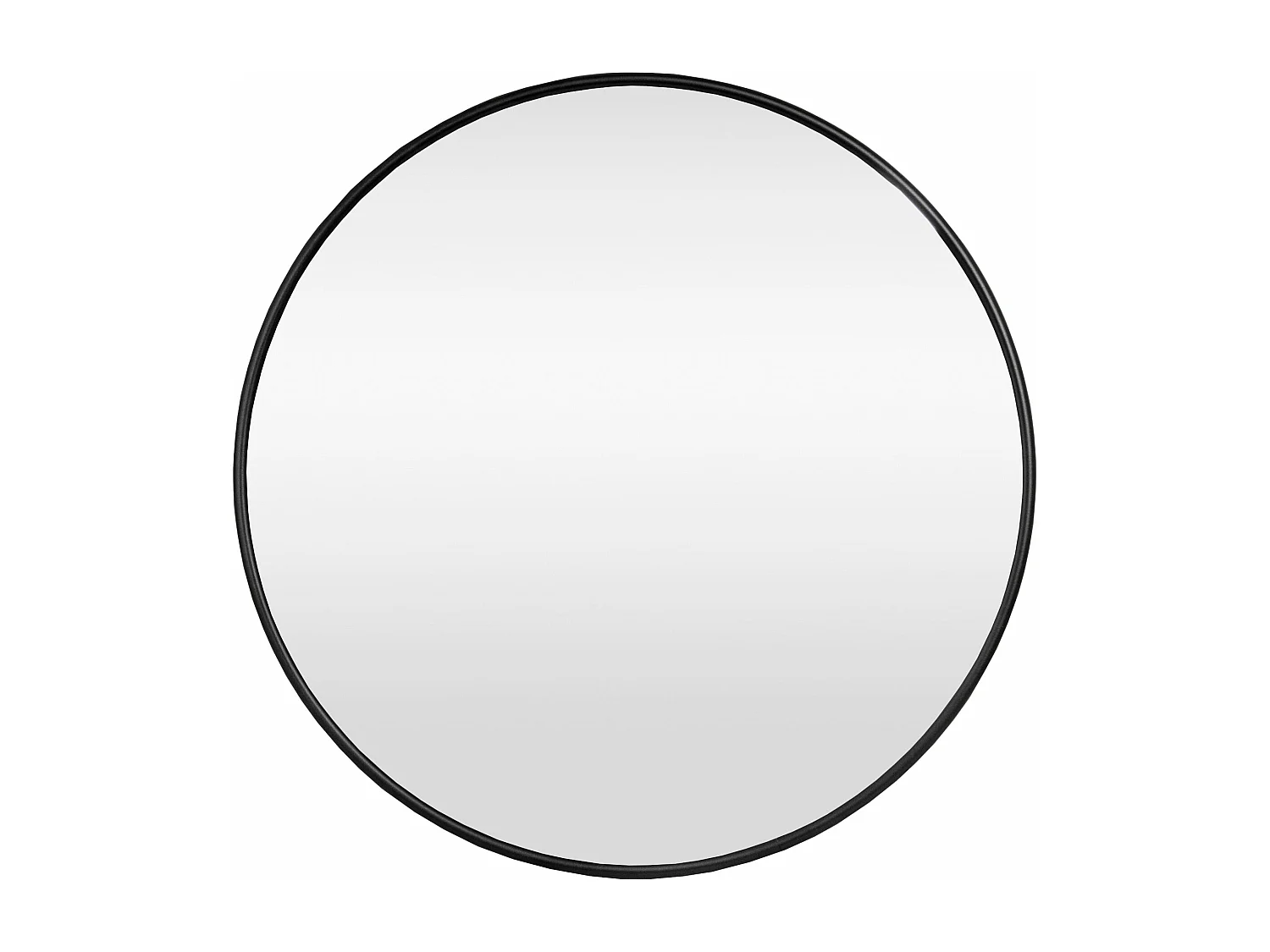 Miroir mural diamètre 40 aluminium noire 40 x 40 x 40 cm 03_0007934