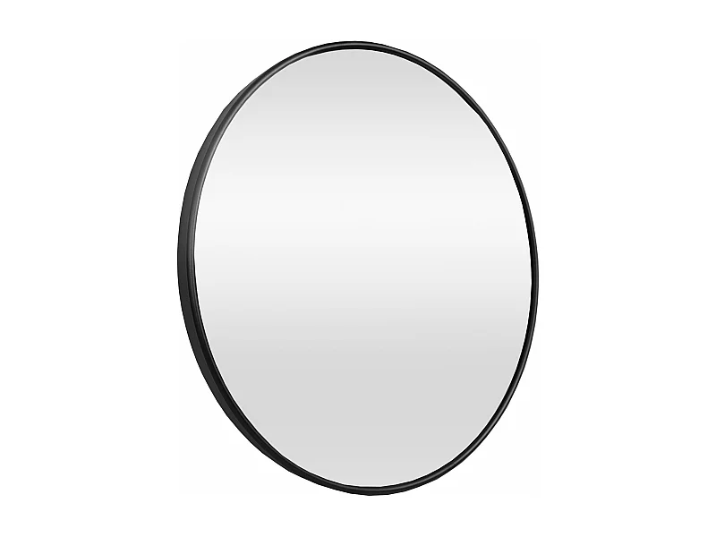 Miroir mural diamètre 40 aluminium noire 40 x 40 x 40 cm 03_0007934
