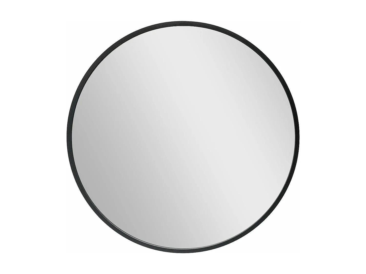 Modugno espejo de pared redondo diámetro 60 cm negro 03_0007922