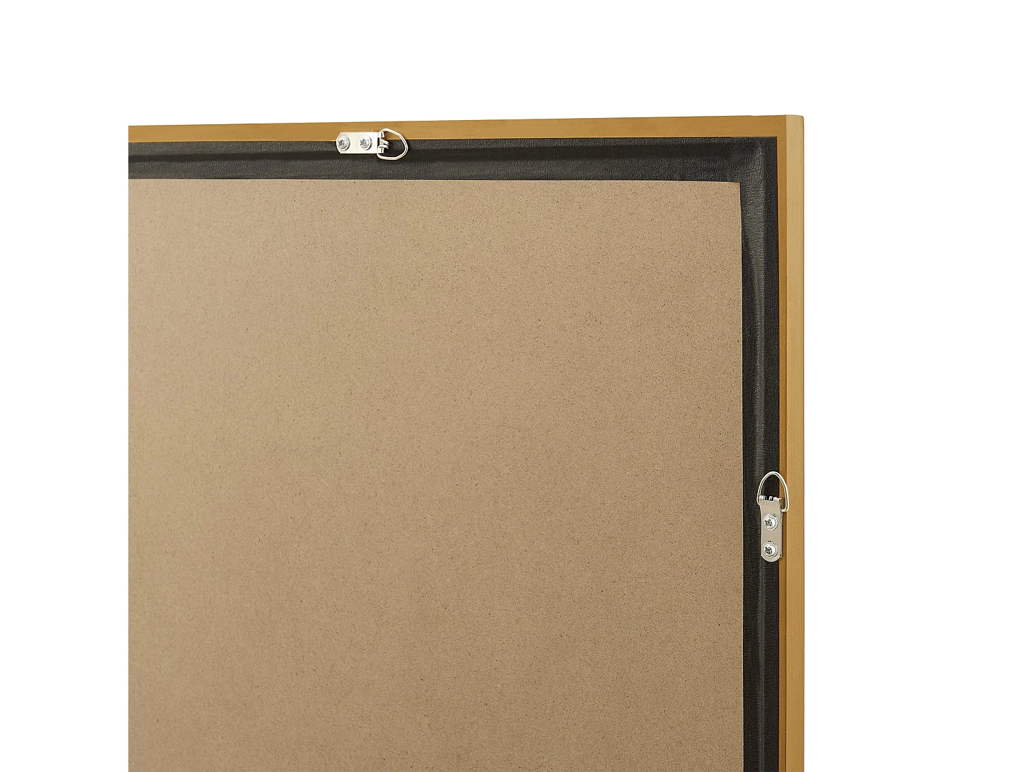 Espejo de pared rectangular 90 x 60 cm dorado 03_0007895
