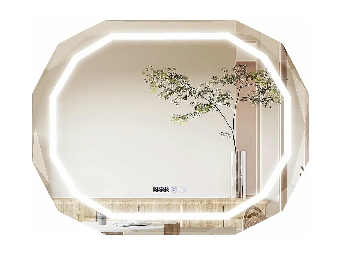 Miroir de salle de 91.5 x 71 x 3.5 cm 20_0005043