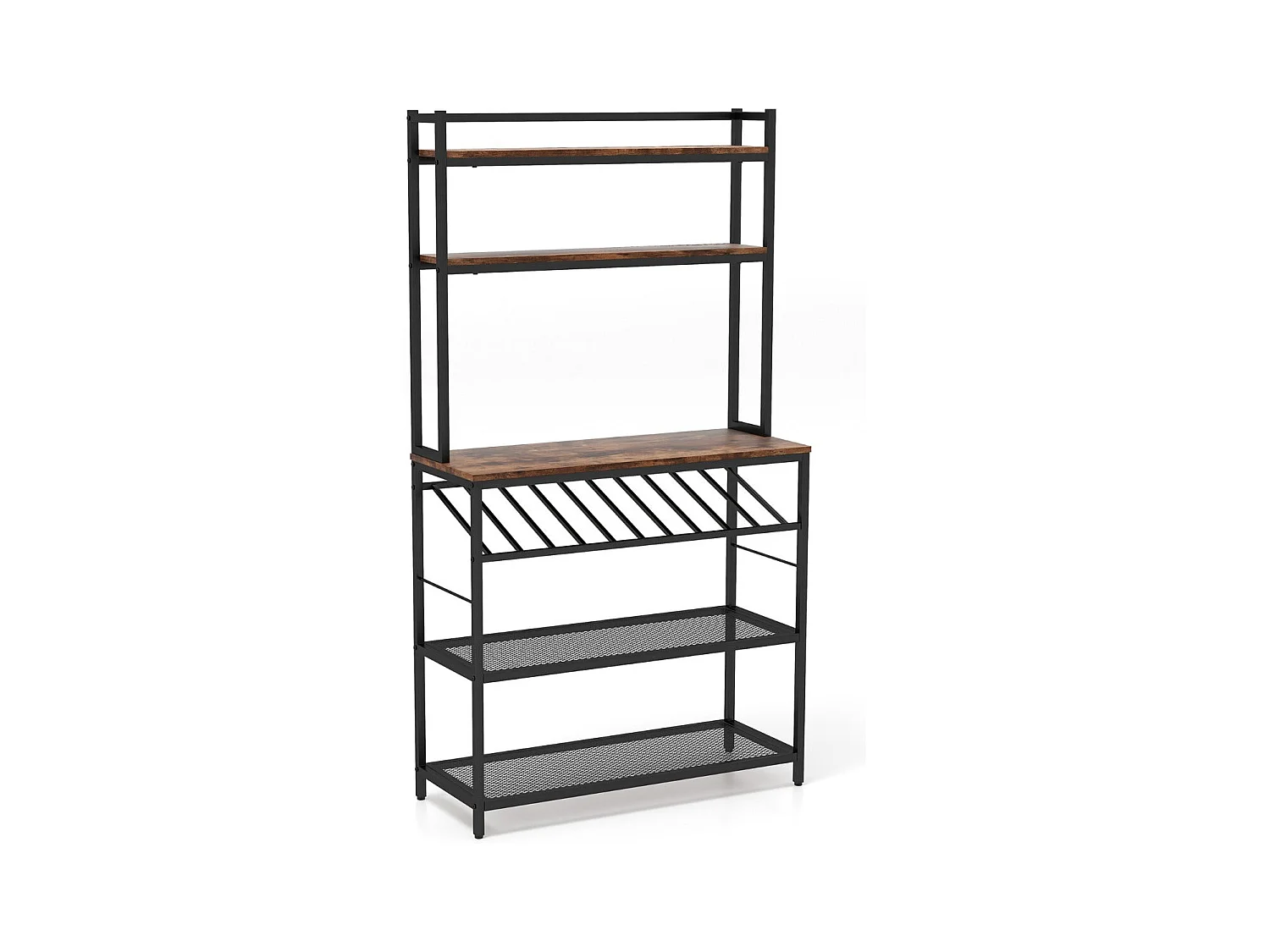 Étagère de cuisine pour marron 90 x 35 x 165 cm 20_0005340