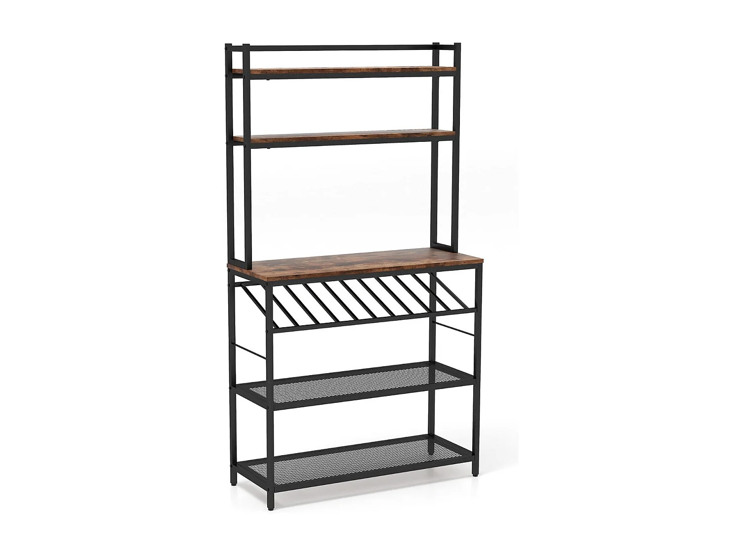 Étagère de cuisine pour marron 90 x 35 x 165 cm 20_0005340