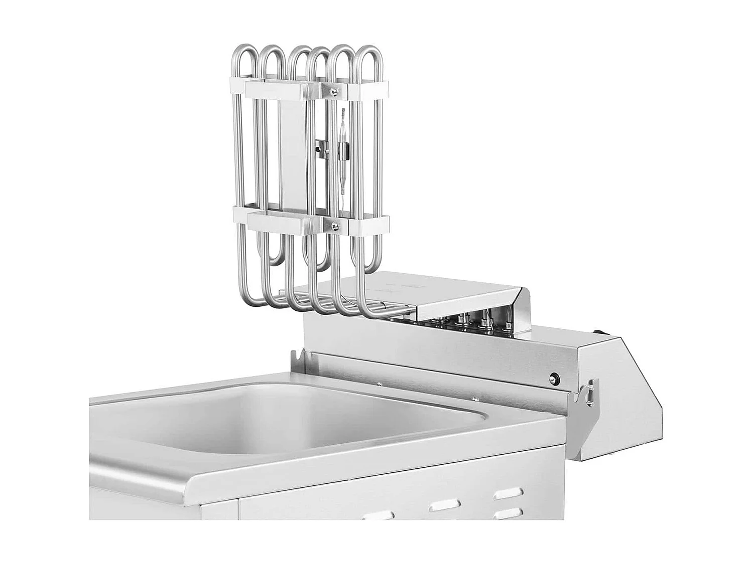 Friteuse électrique 13 litres argenté 52 x 36 x 92 cm 14_0003985