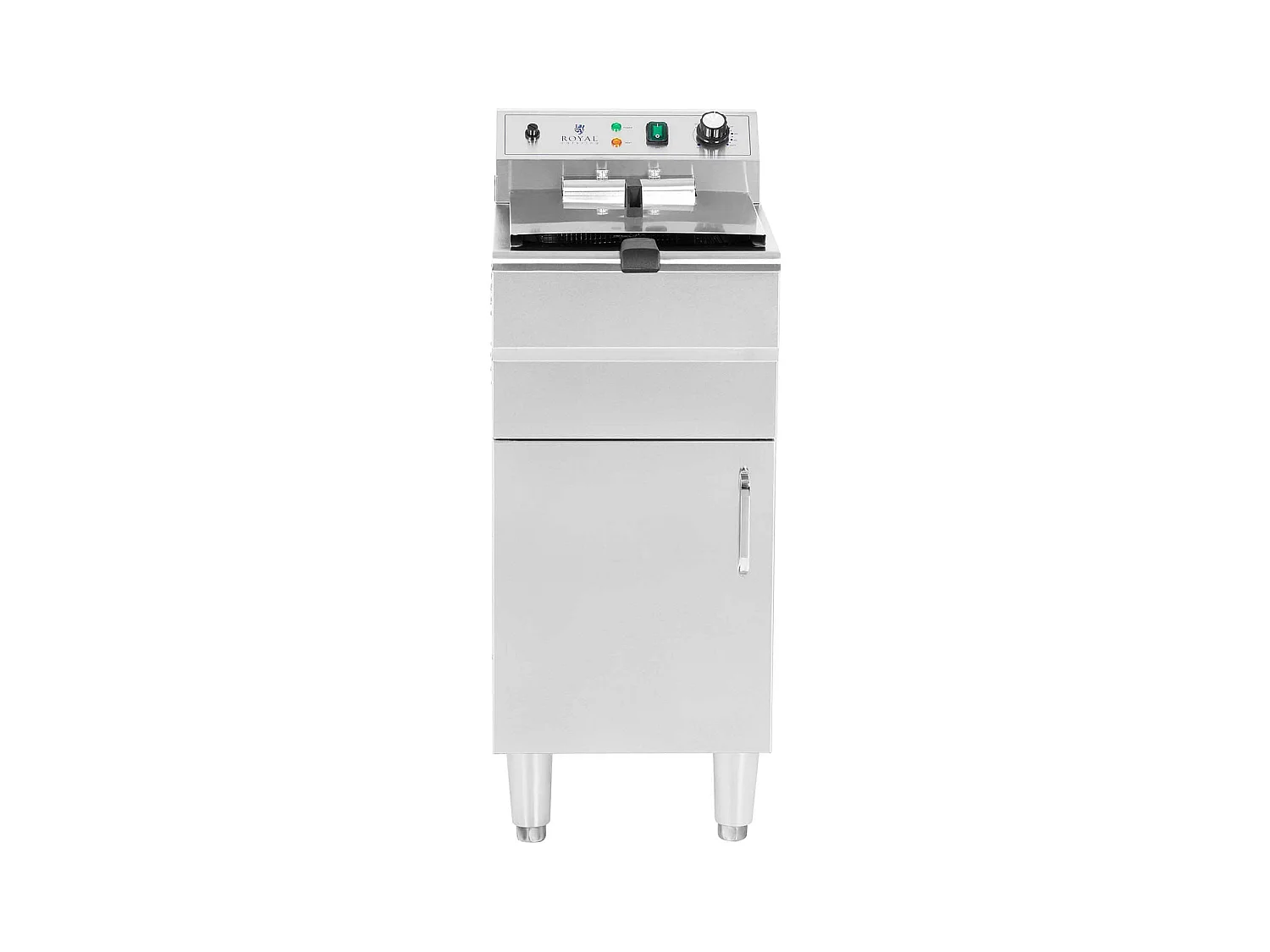Friteuse électrique 13 litres argenté 52 x 36 x 92 cm 14_0003985