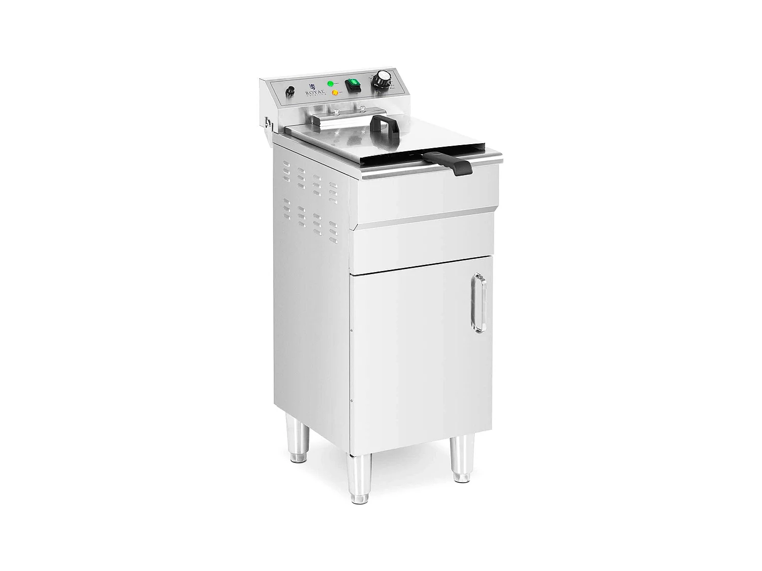 Friteuse électrique 13 litres argenté 52 x 36 x 92 cm 14_0003985