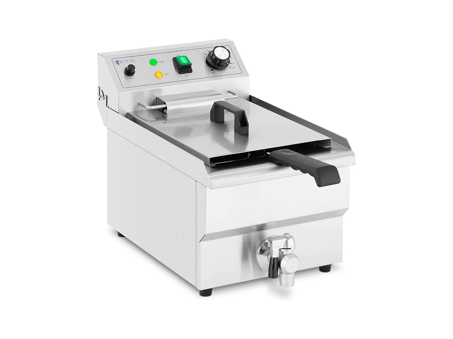 Friteuse électrique 9 litres argenté 35 x 50 x 35 cm 14_0003988