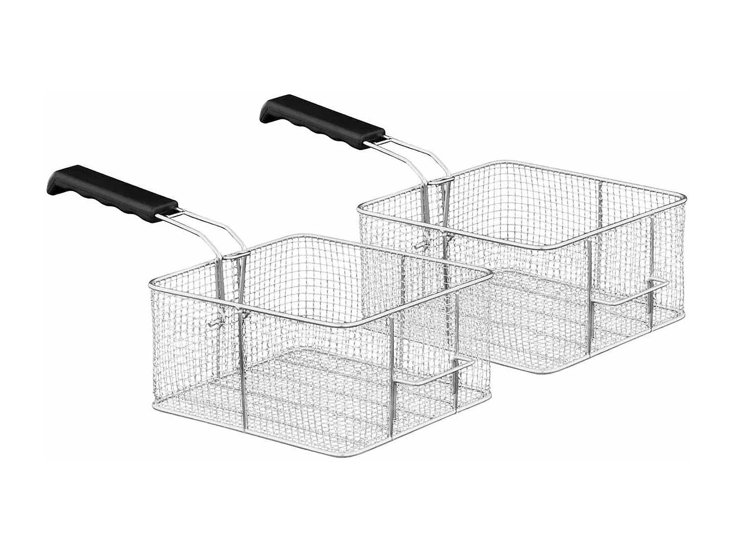 Friteuse électrique 2 x argenté 68.5 x 55 x 36 cm 14_0003984