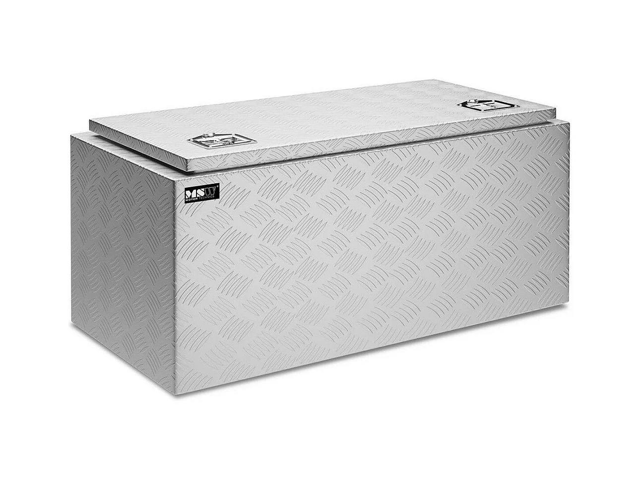 Coffre de rangement aluminium aluminium 93 x 47.5 x 46.5 cm 14_0000106