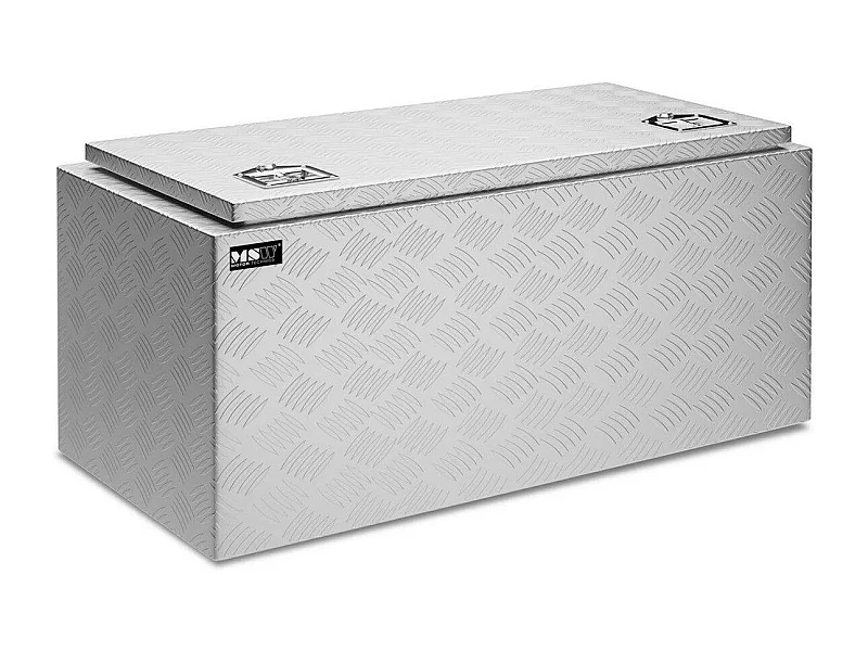 Caja de almacenamiento de aluminio 91 x 44,5 x 43 cm 119 litros 14_0000106