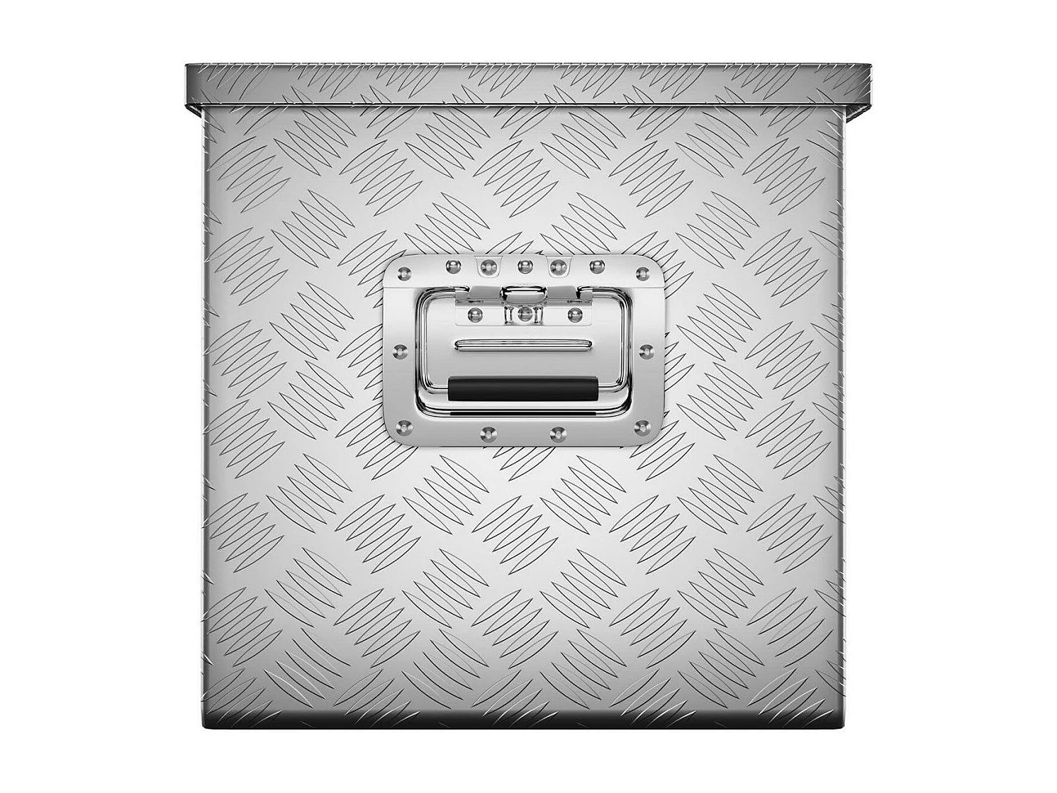 Box portaoggetti in alluminio 124 x 38 x 38 cm 150 litri 14_0001071