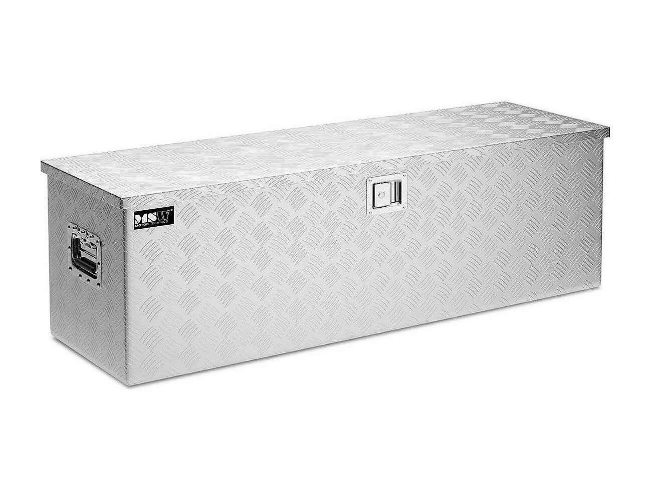 Coffre de rangement aluminium aluminium 124 x 38.5 x 38.5 cm 14_0001071