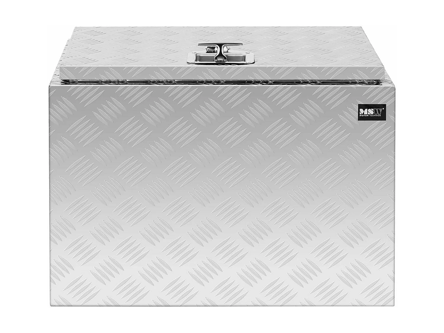 Box portaoggetti in alluminio 45 x 60 x 45 cm 120 litri con serratura 14_0001074