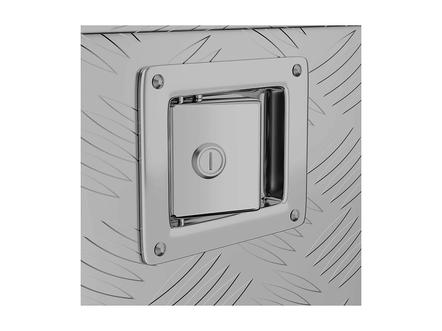 Box portaoggetti 82 x 48 x 46 cm 150 litri alluminio 14_0001077