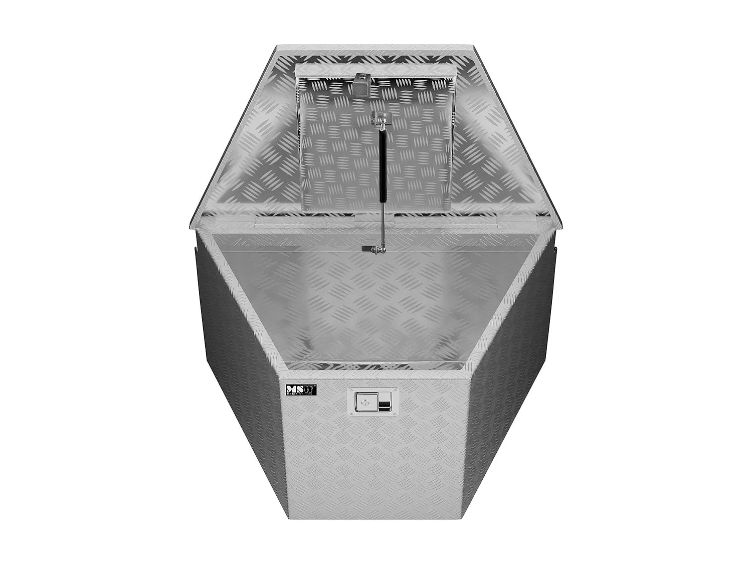 Box portaoggetti 82 x 48 x 46 cm 150 litri alluminio 14_0001077