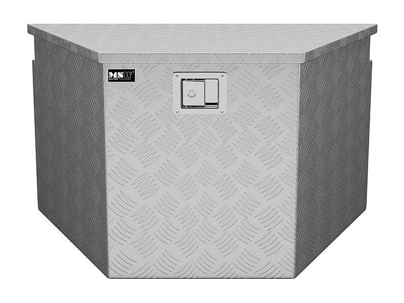 Caja de almacenamiento 82 x 48 x 46 cm 150 litros aluminio 14_0001077