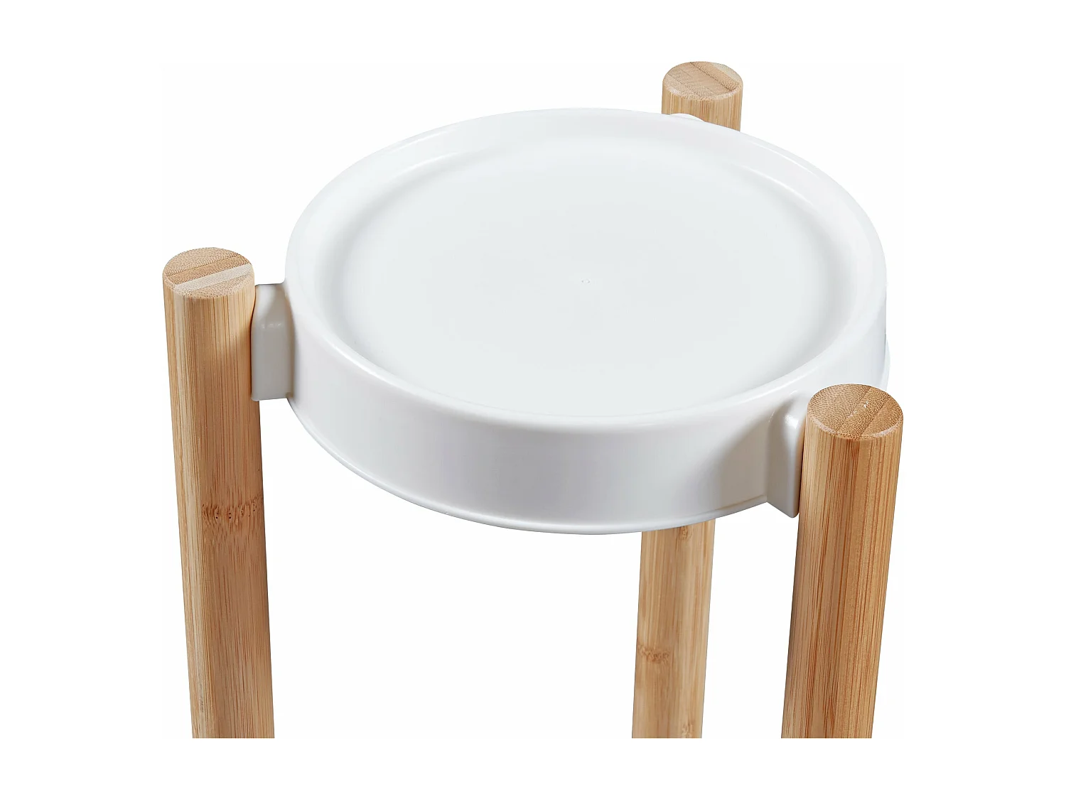 Prateleira para plantas Sastamala com 3 níveis de bambu 80 x 31 x 31 cm branco natural 03_0007714