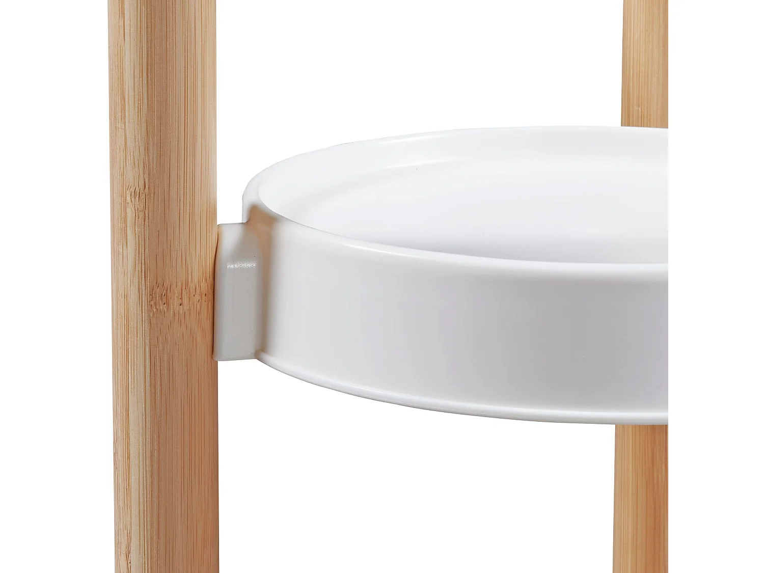 Prateleira para plantas Sastamala com 3 níveis de bambu 80 x 31 x 31 cm branco natural 03_0007714