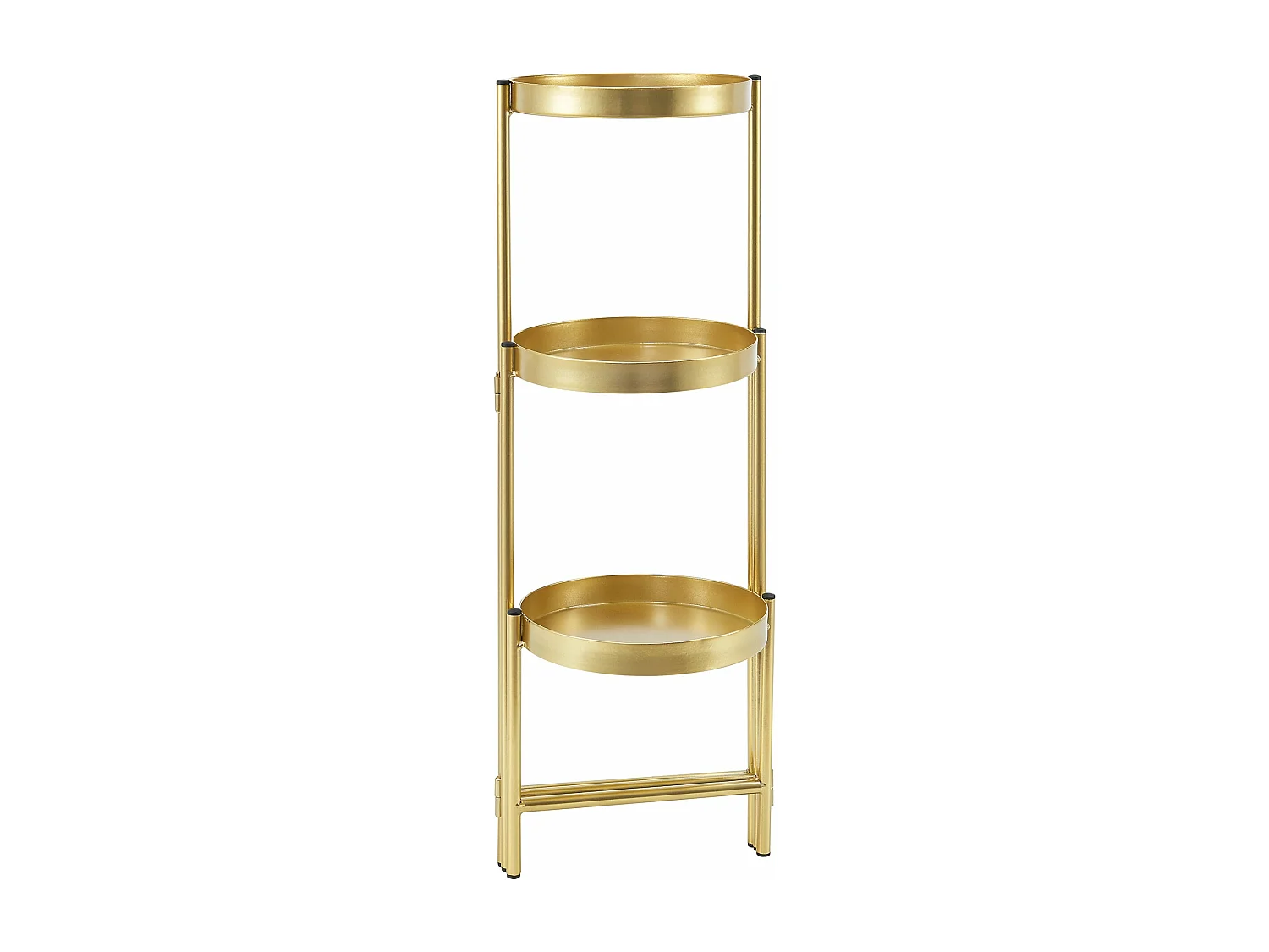 Supporto per piante (con 3 vasi) ottone metallo 03_0007684