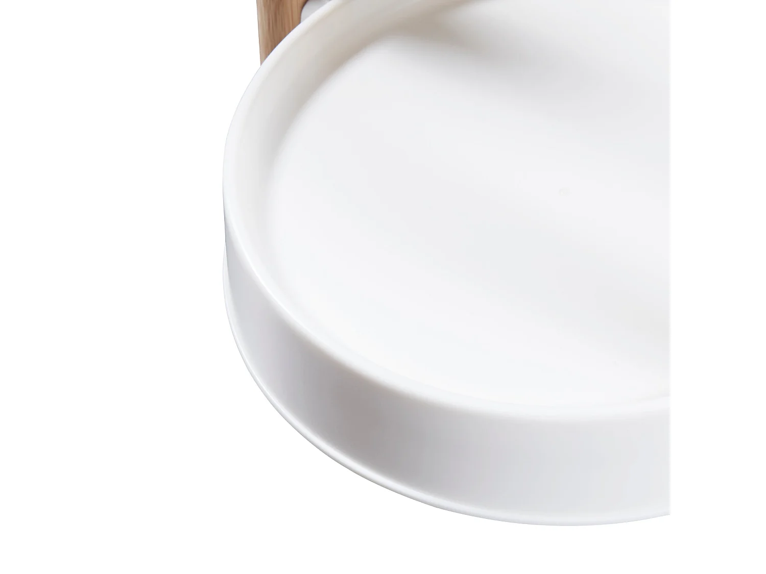 Prateleira para plantas Sastamala com 4 níveis de plástico de bambu 85 x 32 x 32 cm branco natural 03_0007718