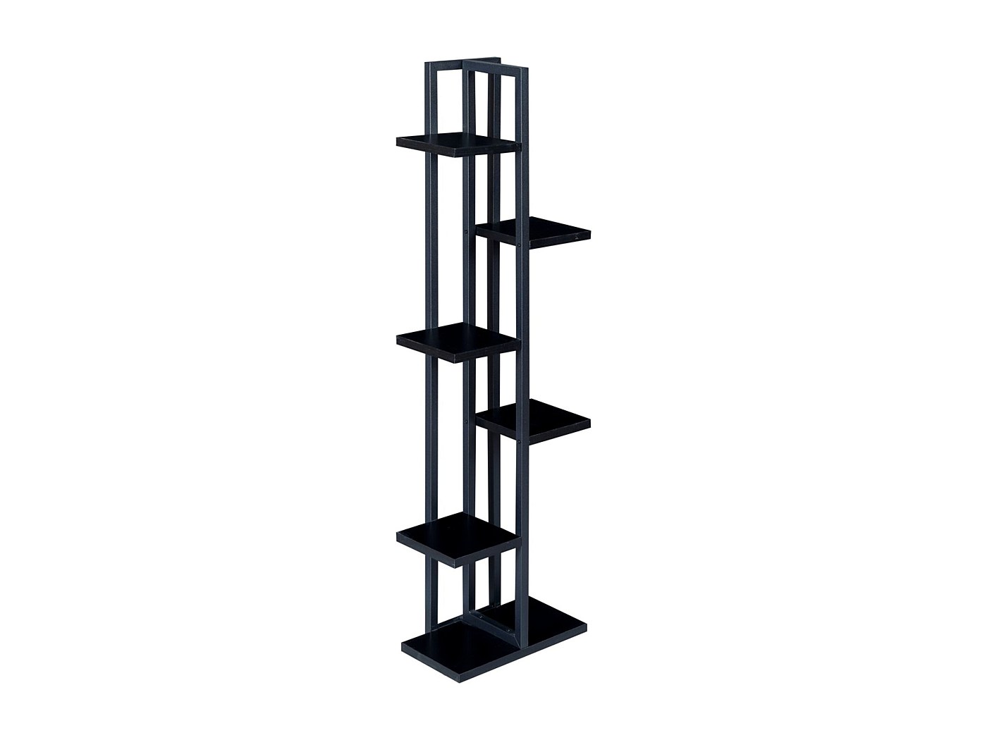 Portapiante a 5 livelli 120 x 34 x 21 cm nero 03 0007701
