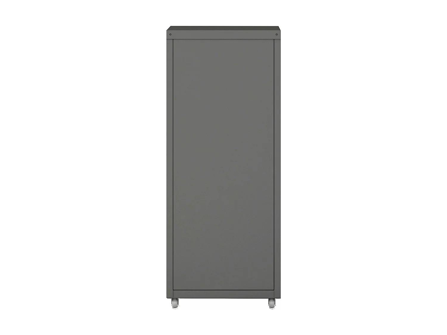 Mueble de oficina con pedestal para documentos, archivos, material de oficina, con ruedas, 5 cajones, 69 x 28 x 41 cm, gris 03_0006329