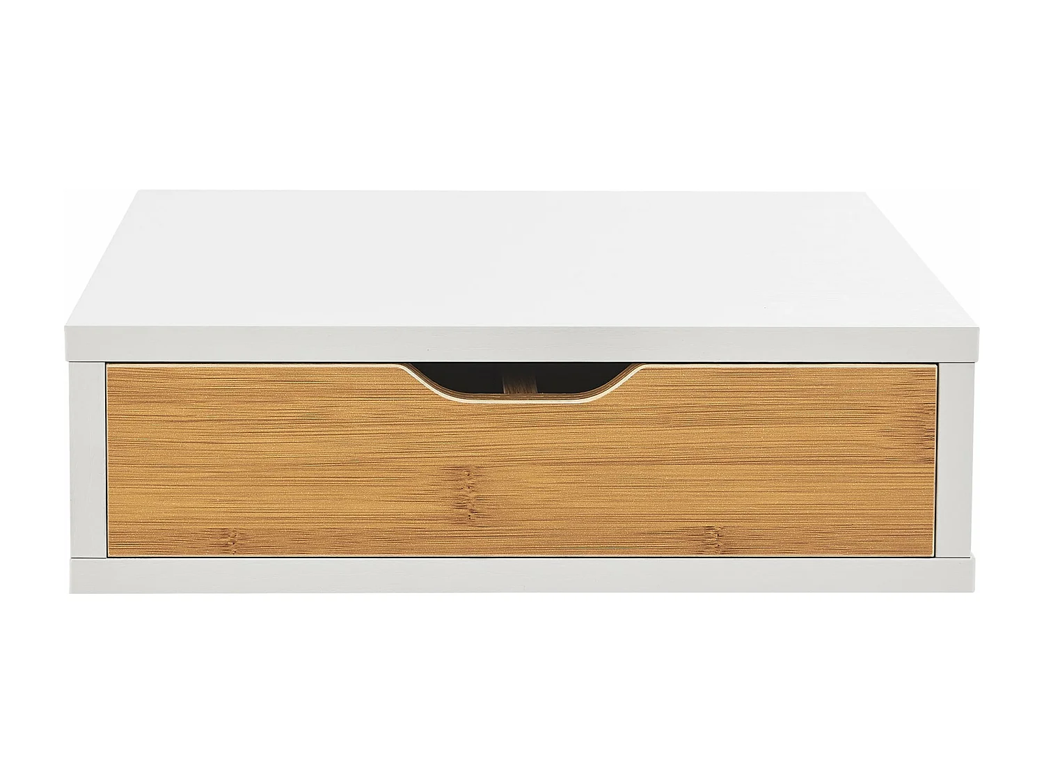 Organisateur de bureau MDF effet bois marron 30 x 31 x 9 cm 03_0006353