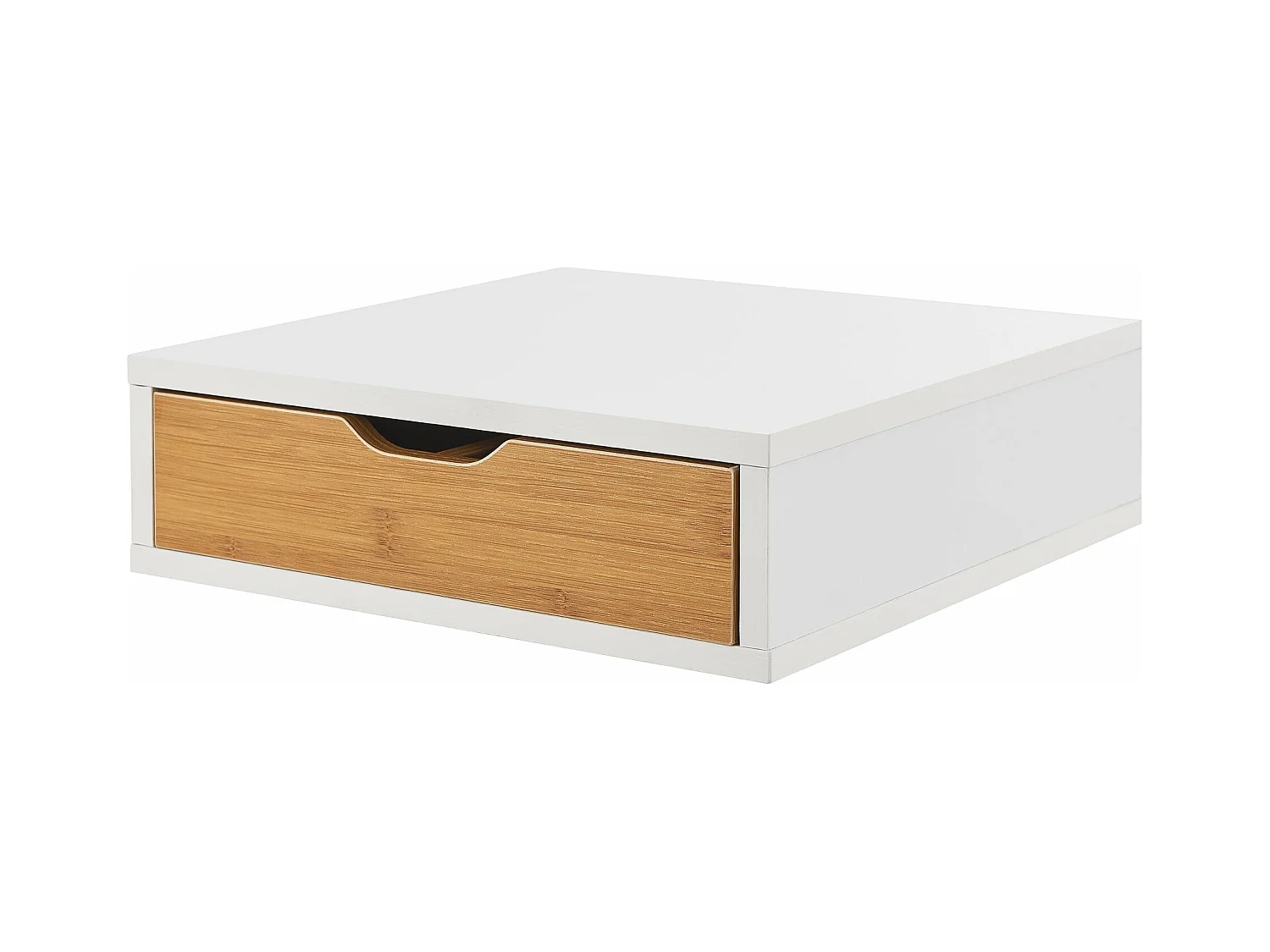 Organisateur de bureau MDF effet bois marron 30 x 31 x 9 cm 03_0006353