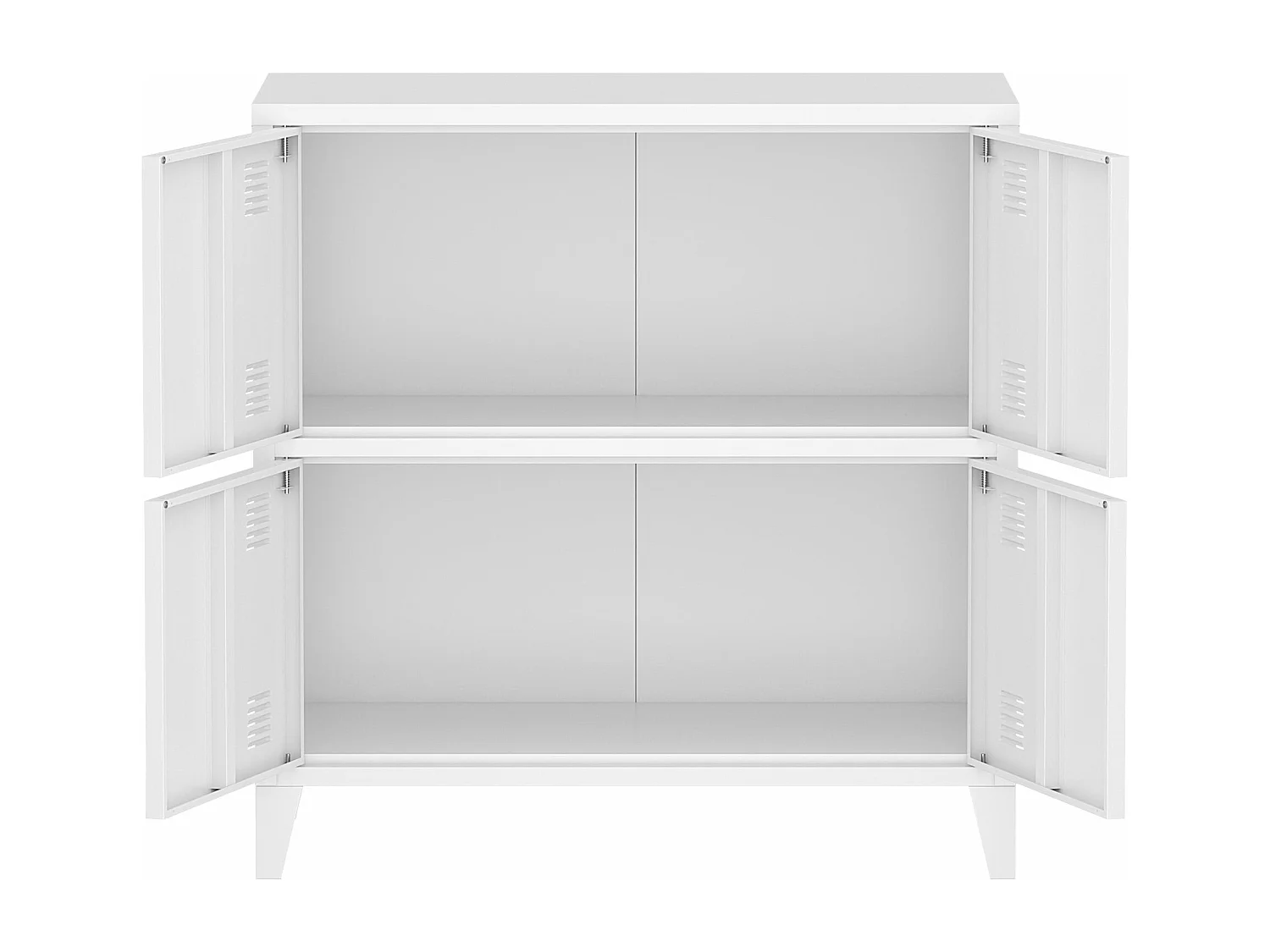 Armoire de bureau casier blanche 80 x 40 x 82 cm 03_0006326