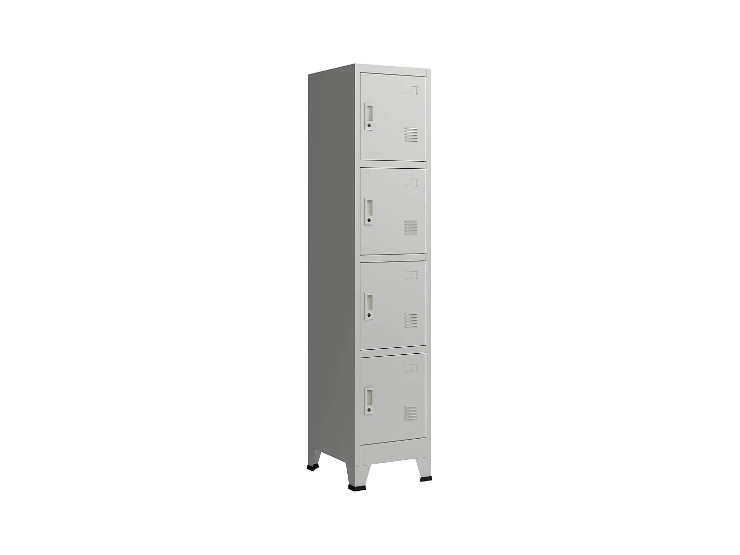 Casier de bureau armoire grise 38 x 45 x 180 cm 03_0006348