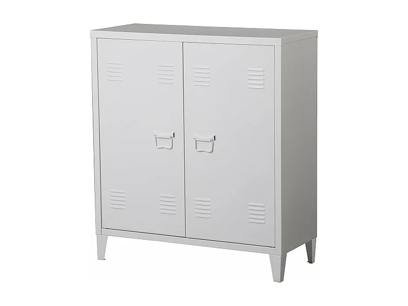 Casier de bureau armoire blanche 80 x 33 x 90 cm 03_0006336
