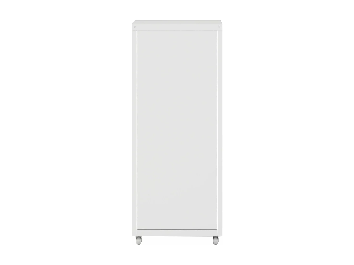 Mueble de oficina con pedestal para documentos, archivos, material de oficina, con ruedas, 5 cajones, 69 x 28 x 41 cm, blanco 03_0006328