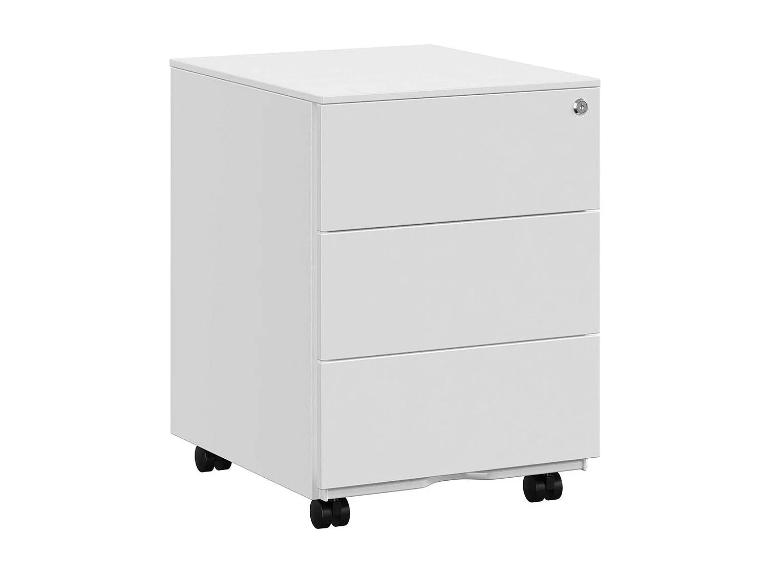 Caisson de bureau metal blanche 39 x 45 x 55 cm 12_0003687