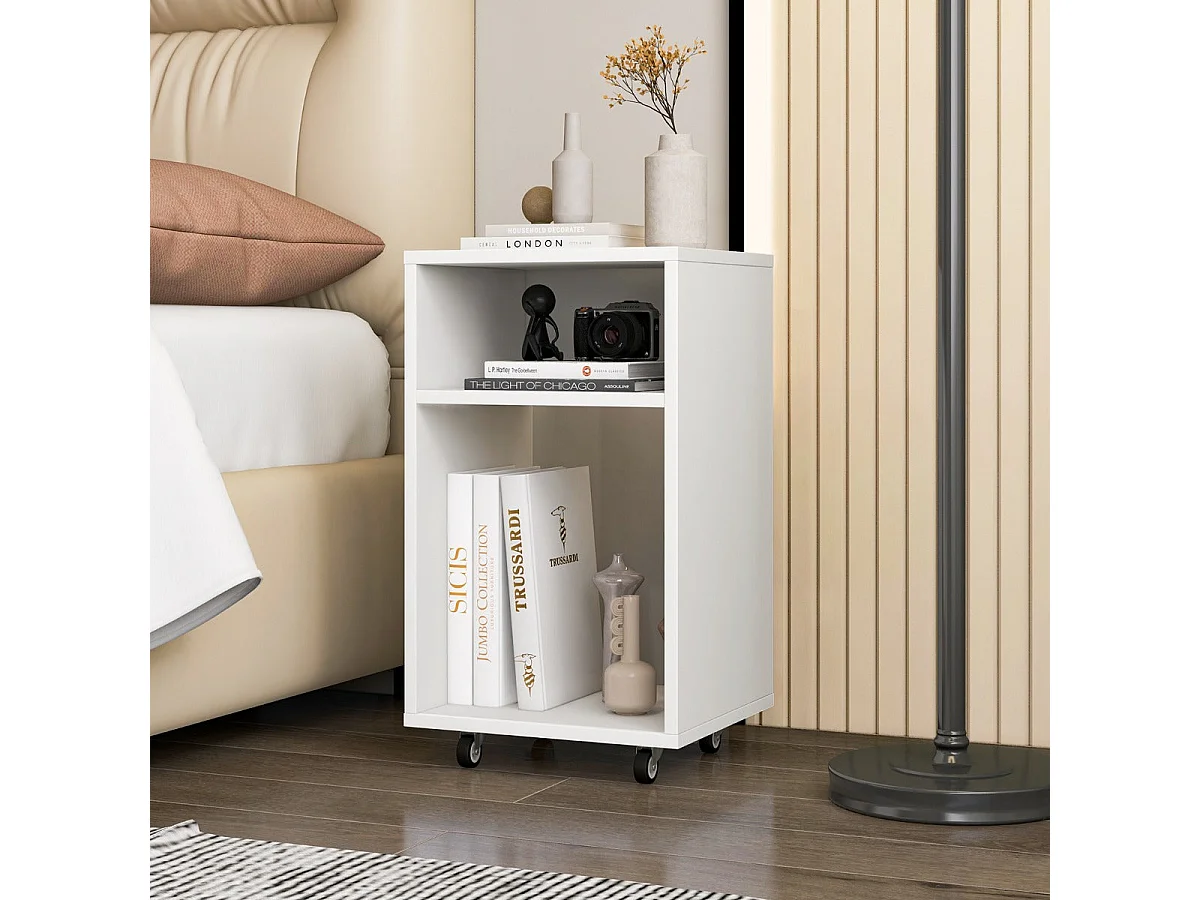 Classeur mobile classeur vertical blanche 33 x 30 x 58 cm 20_0008289