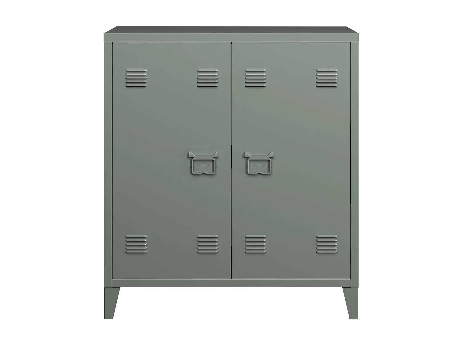 Armário de armário de escritório para oficina de escritório quarto metal escritório aço com 2 portas 90 x 80 x 33 cm cinza escuro 03_0006338