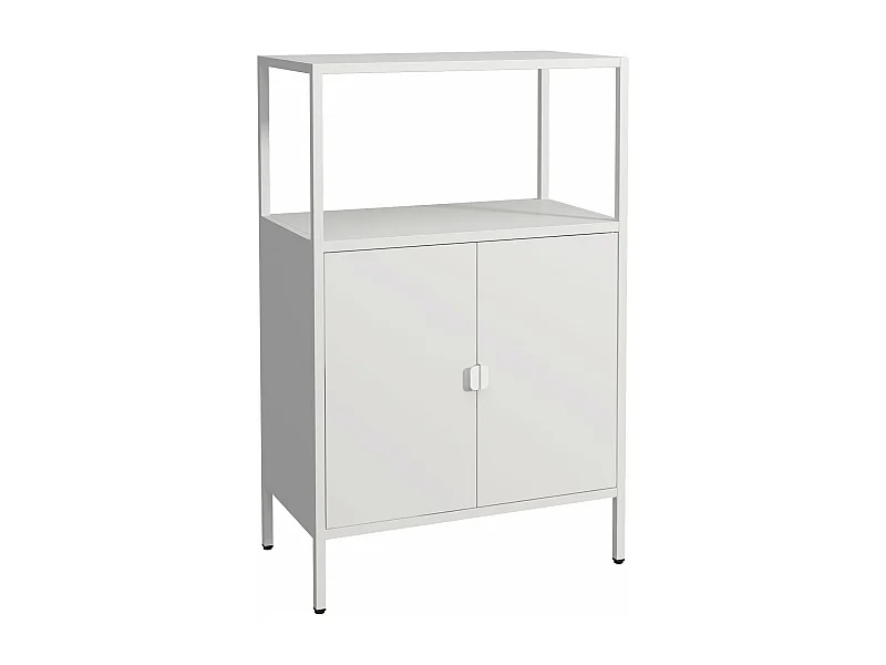 Armoire de bureau casier grise 70 x 40 x 110 cm 03_0006317