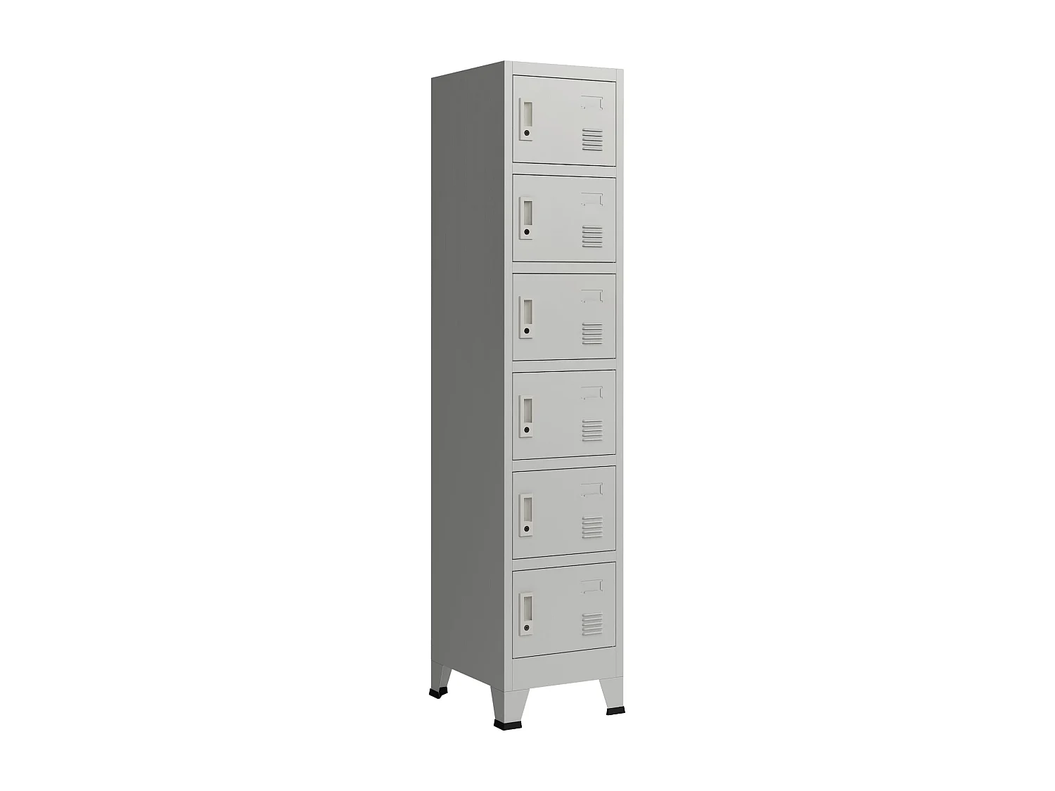 Casier de bureau armoire grise 38 x 45 x 180 cm 03_0006350