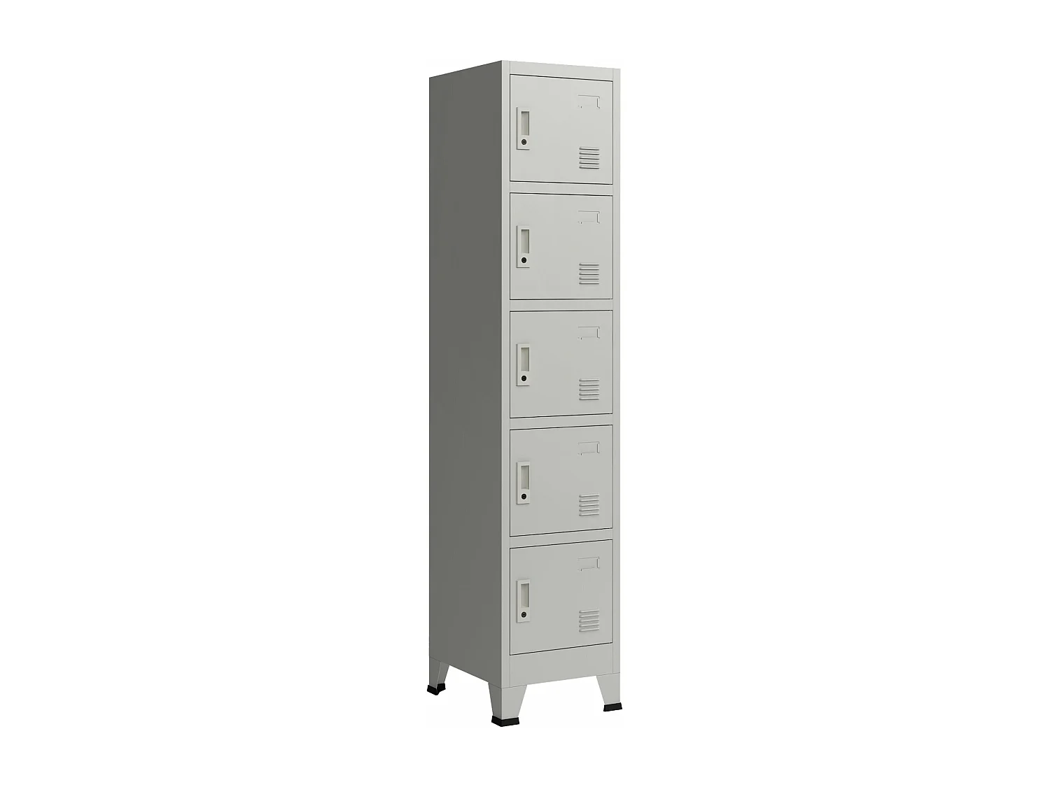 Casier de bureau armoire grise 38 x 45 x 180 cm 03_0006349