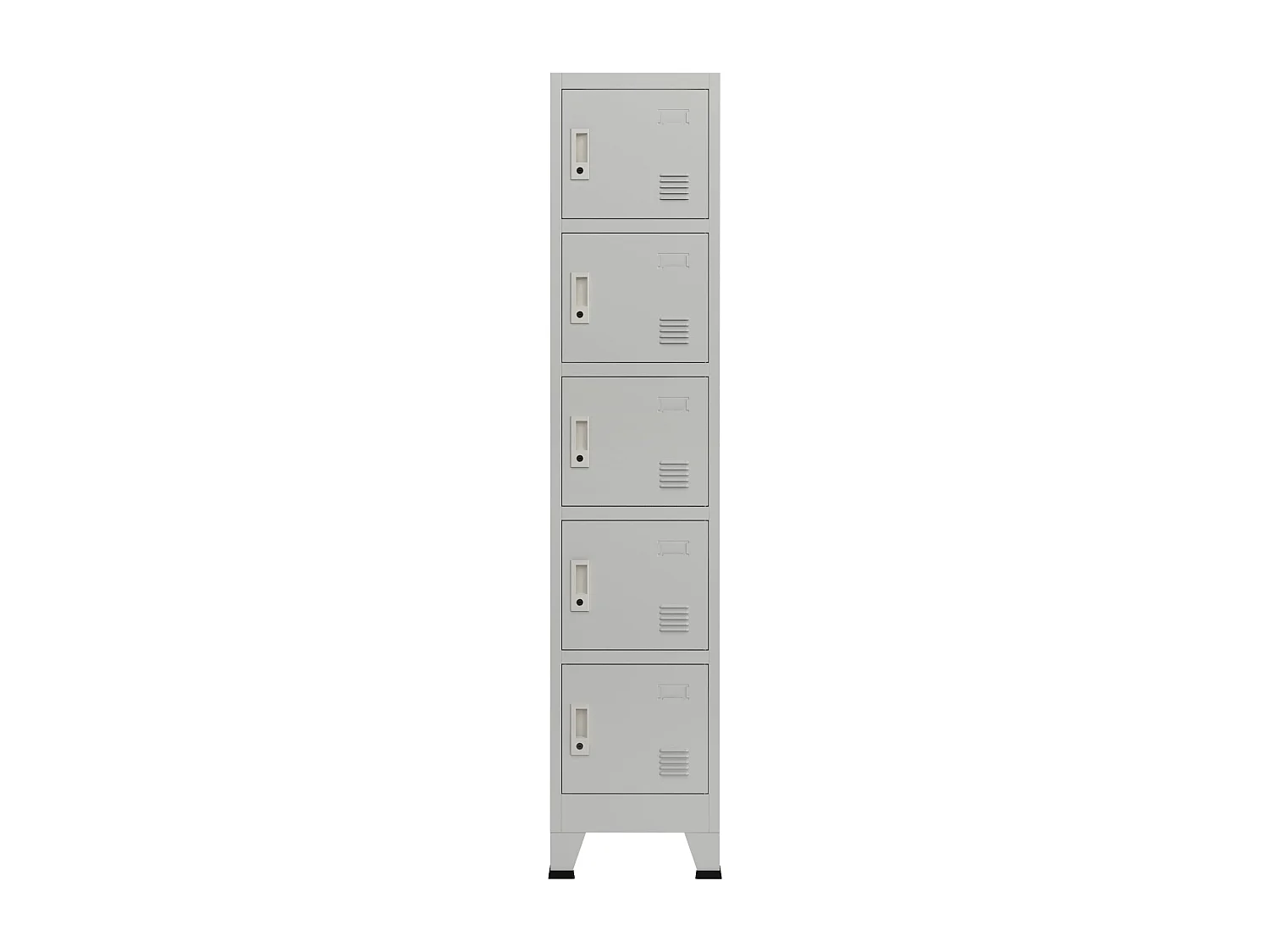 Casier de bureau armoire grise 38 x 45 x 180 cm 03_0006349