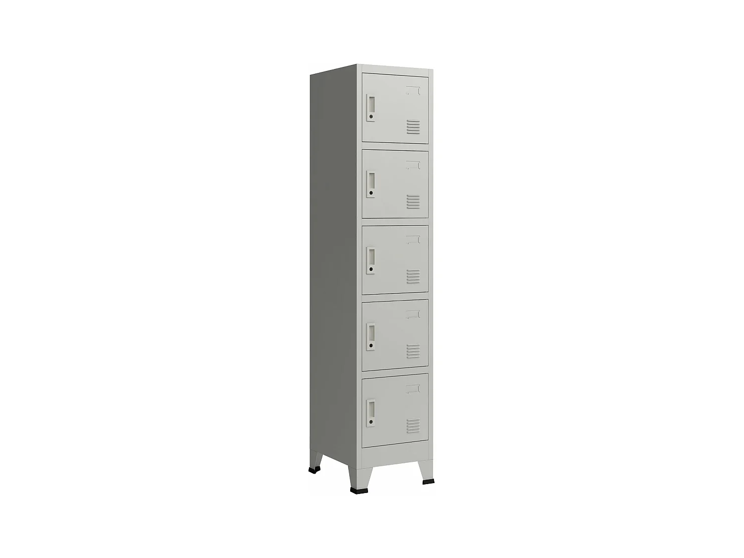 Casier de bureau armoire grise 38 x 45 x 180 cm 03_0006349