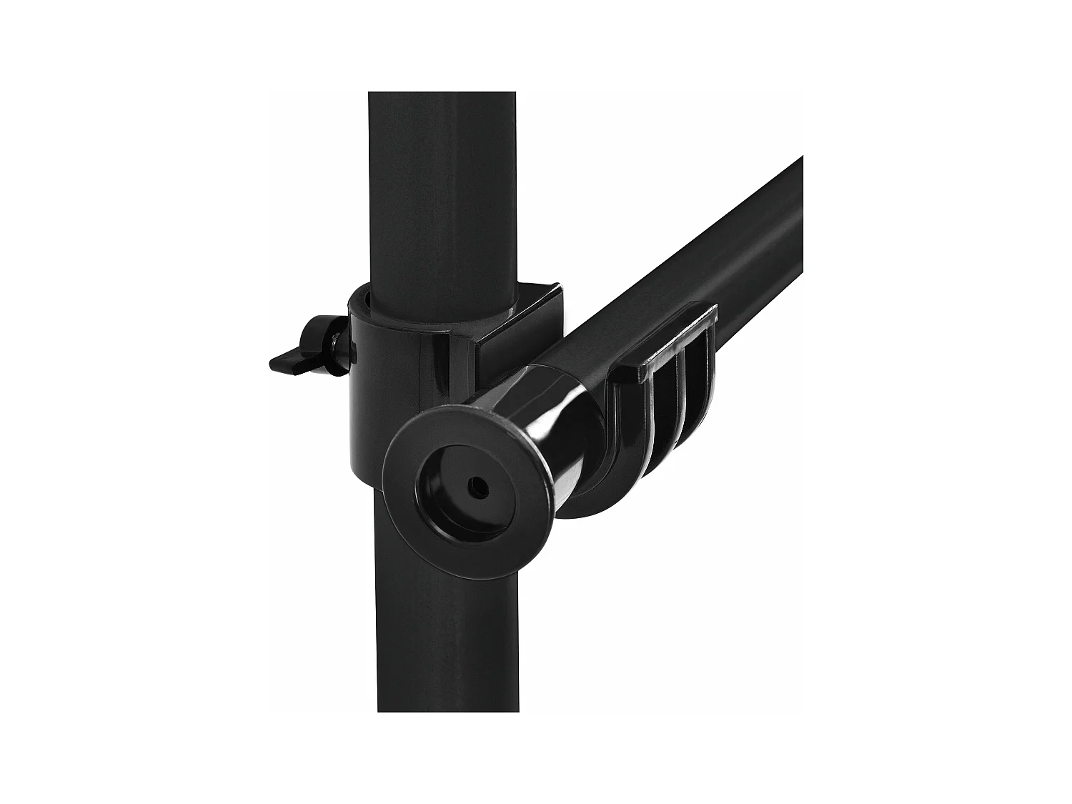 Penderie télescopique acier laqué noire 150 x 150 x 105 cm 03_0008157