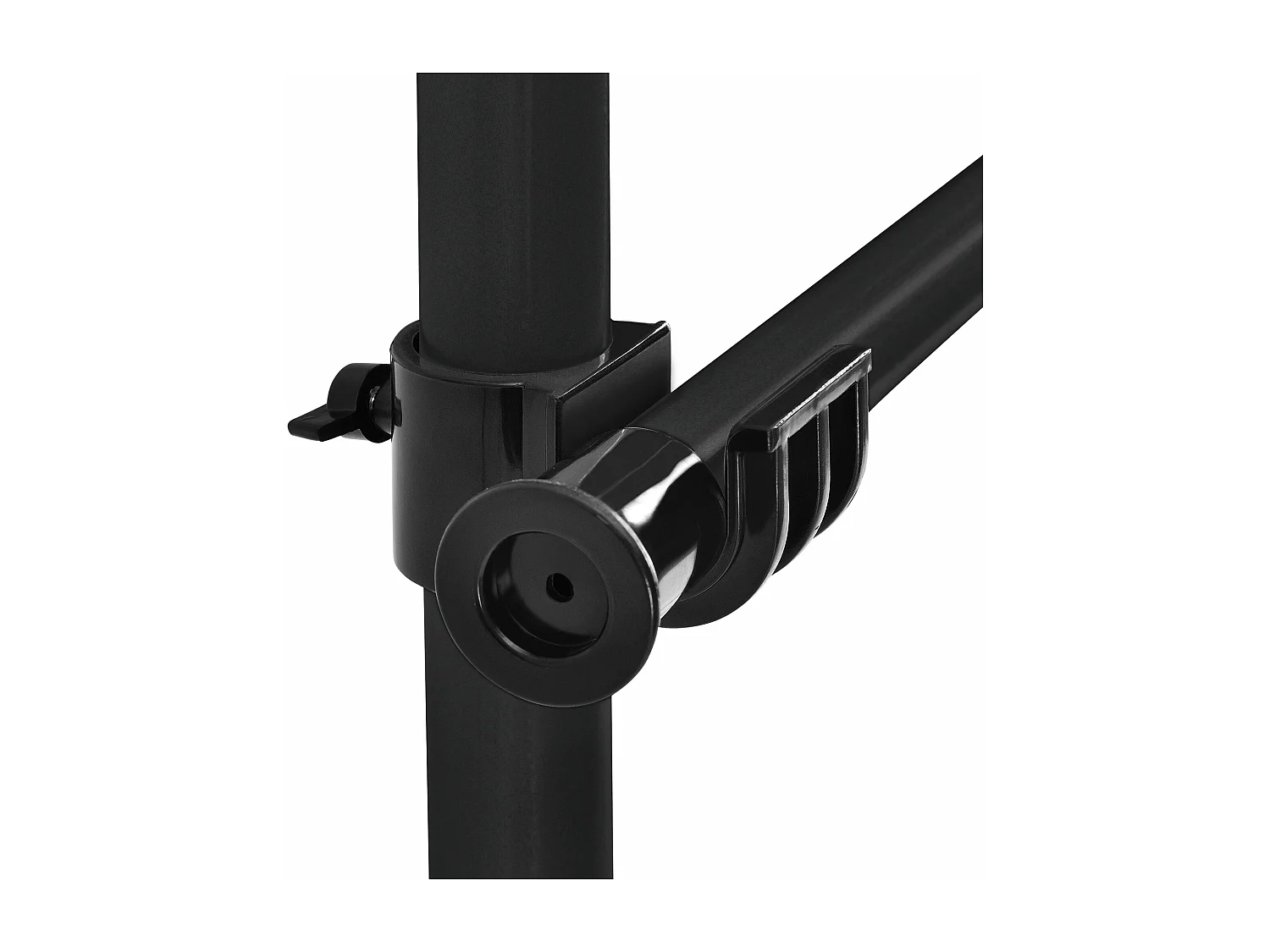 Armadio telescopico in acciaio laccato 150 - 230 cm 4 barre nere 03_0008157