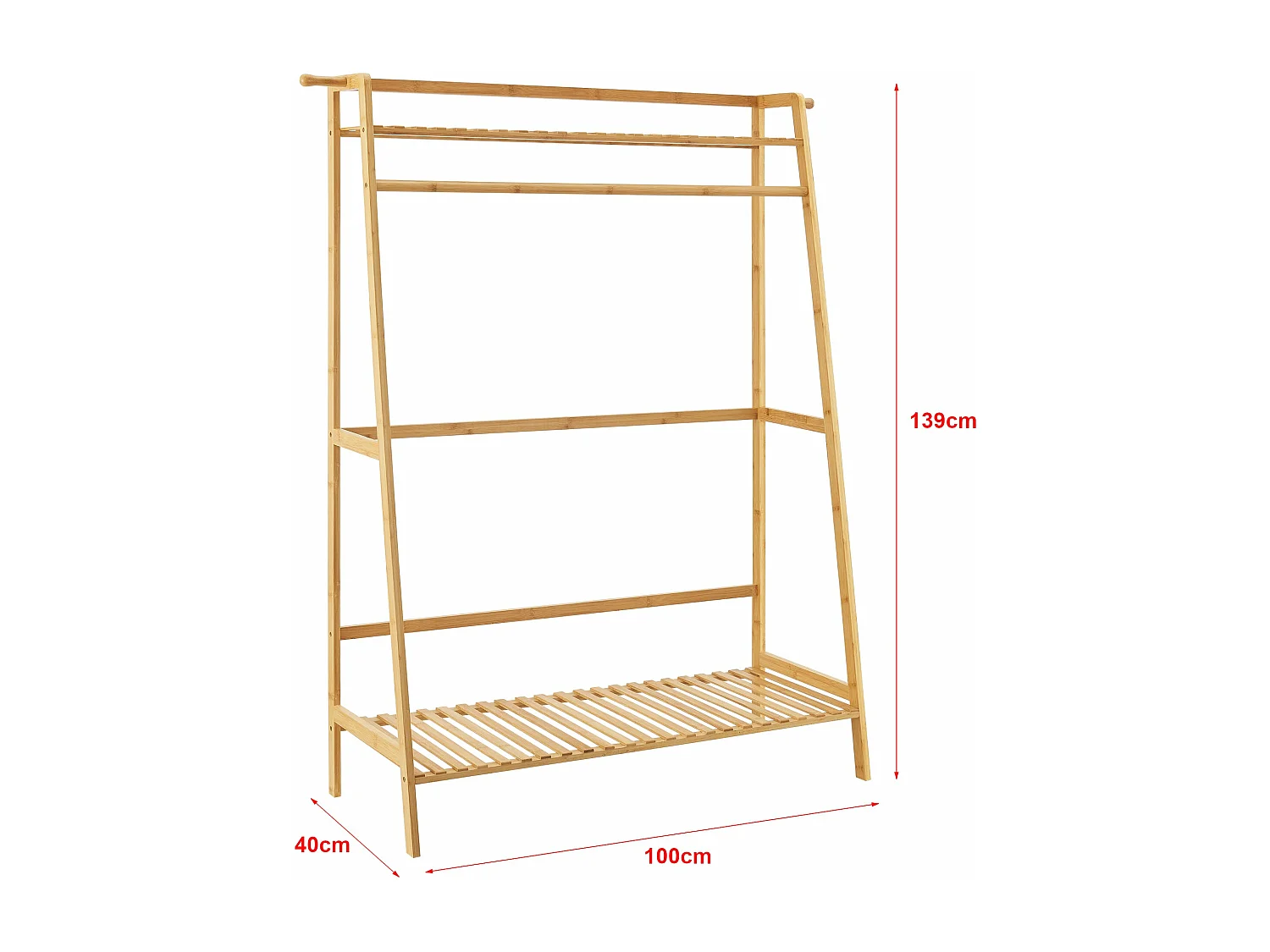 Estendal 139 x 100 x 40 cm bambu 03_0008132