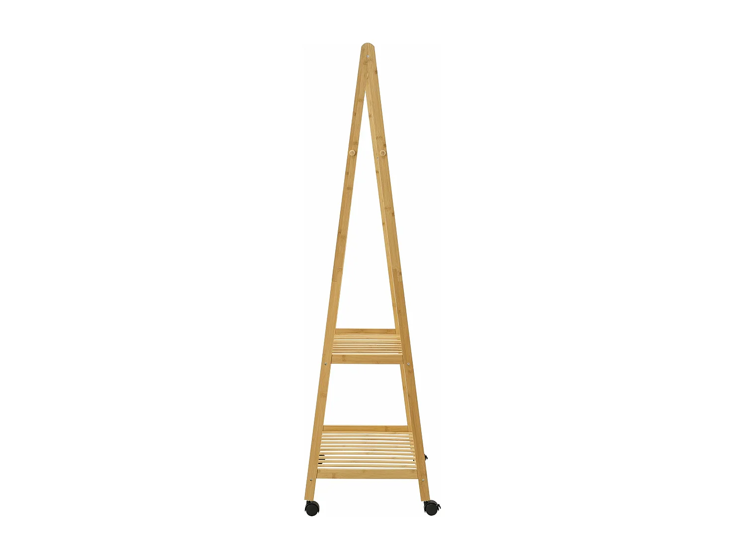 Appendiabiti su ruote 70 x 43 x 152 cm bambù 03_0008146