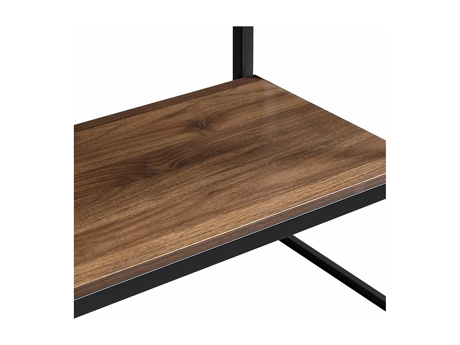 Cabide em metal MDF 180 x 120 x 40 cm efeito nogueira preta 03_0008134