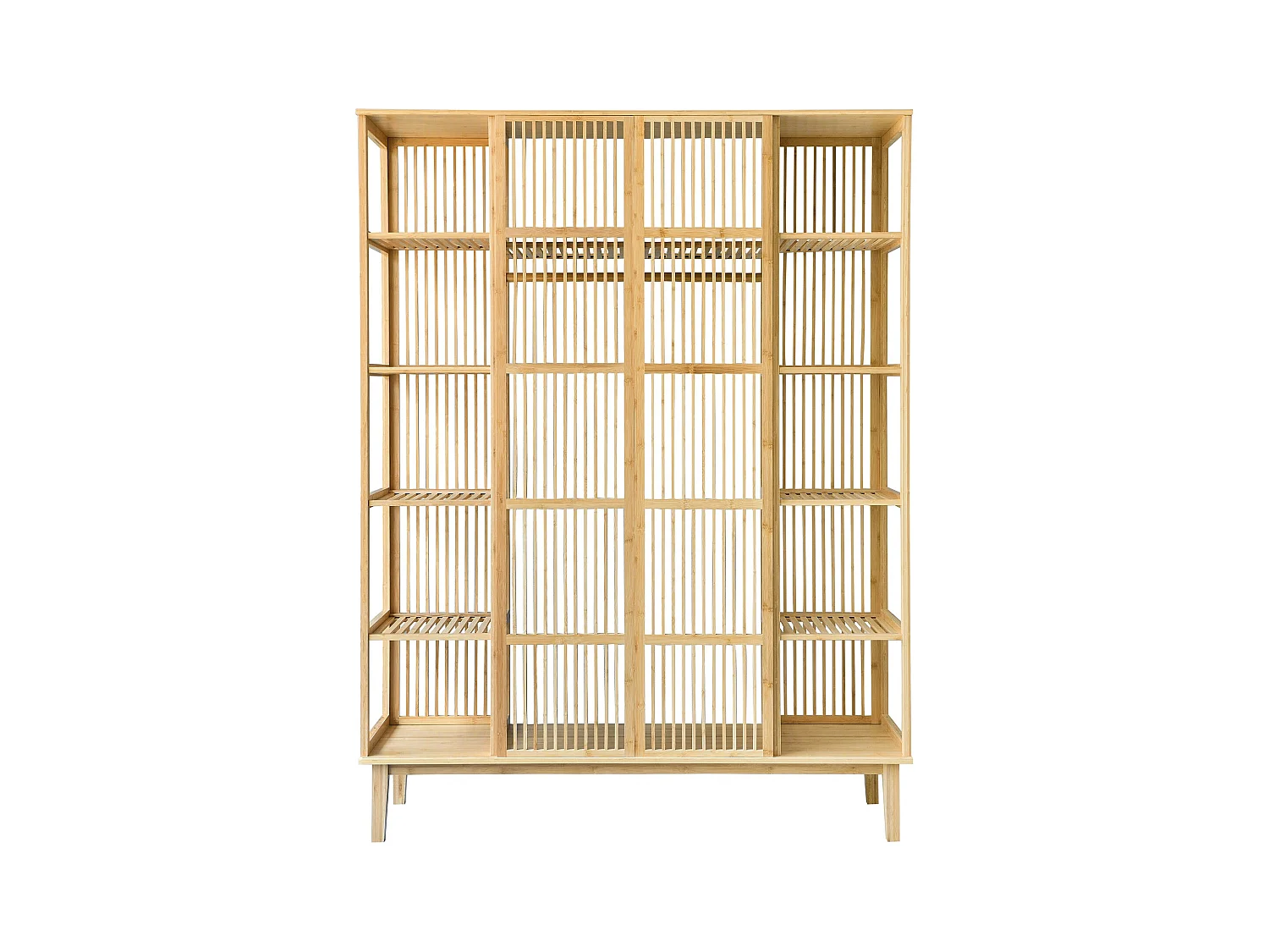 Armadio con 2 ante scorrevoli 185 x 140 x 45 cm 03_0008153