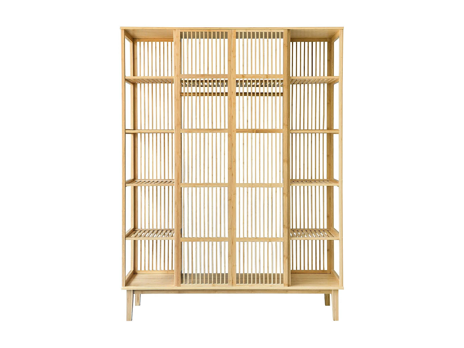 Armadio con 2 ante scorrevoli 185 x 140 x 45 cm 03_0008153