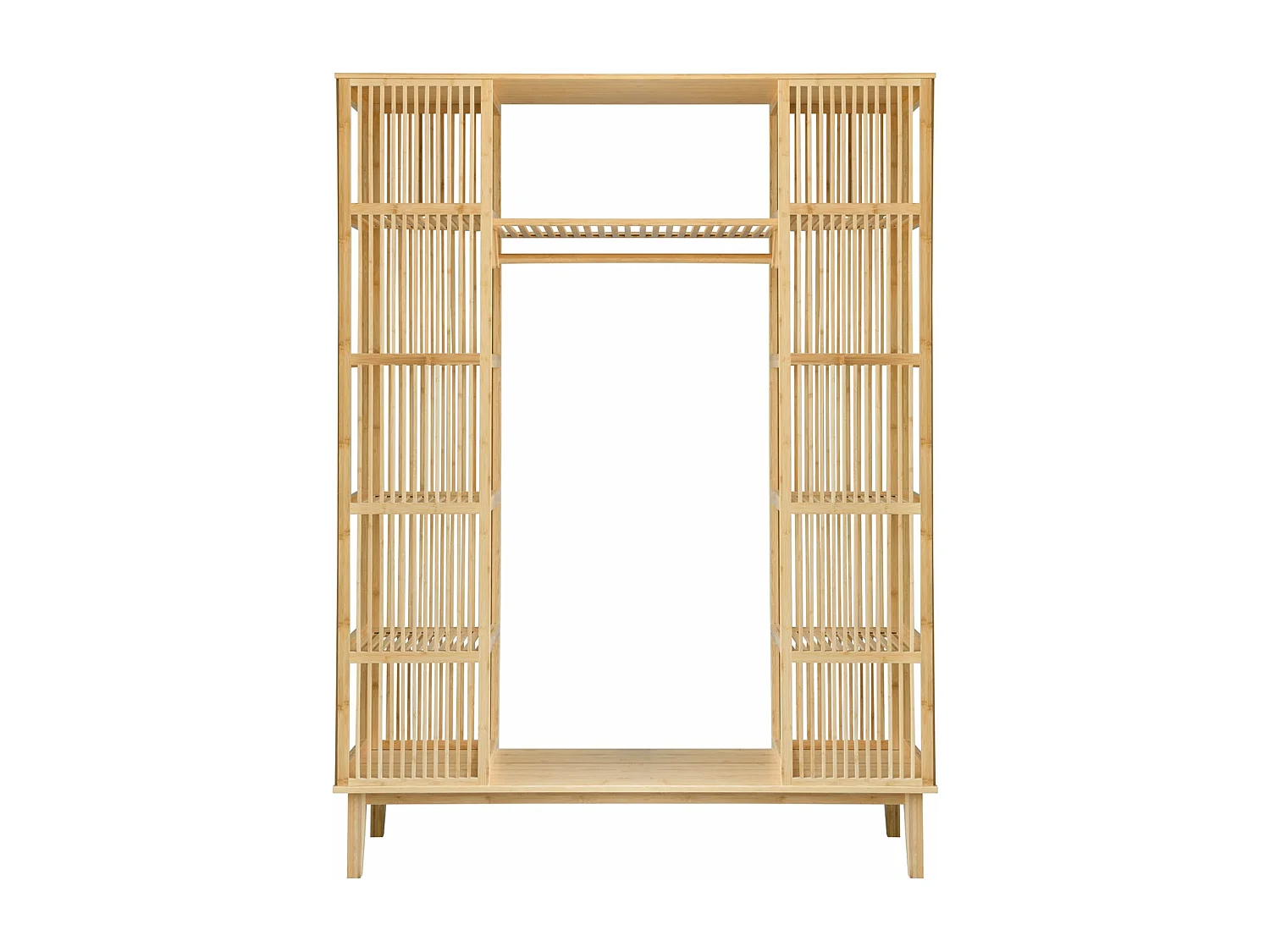 Armadio con 2 ante scorrevoli 185 x 140 x 45 cm 03_0008153