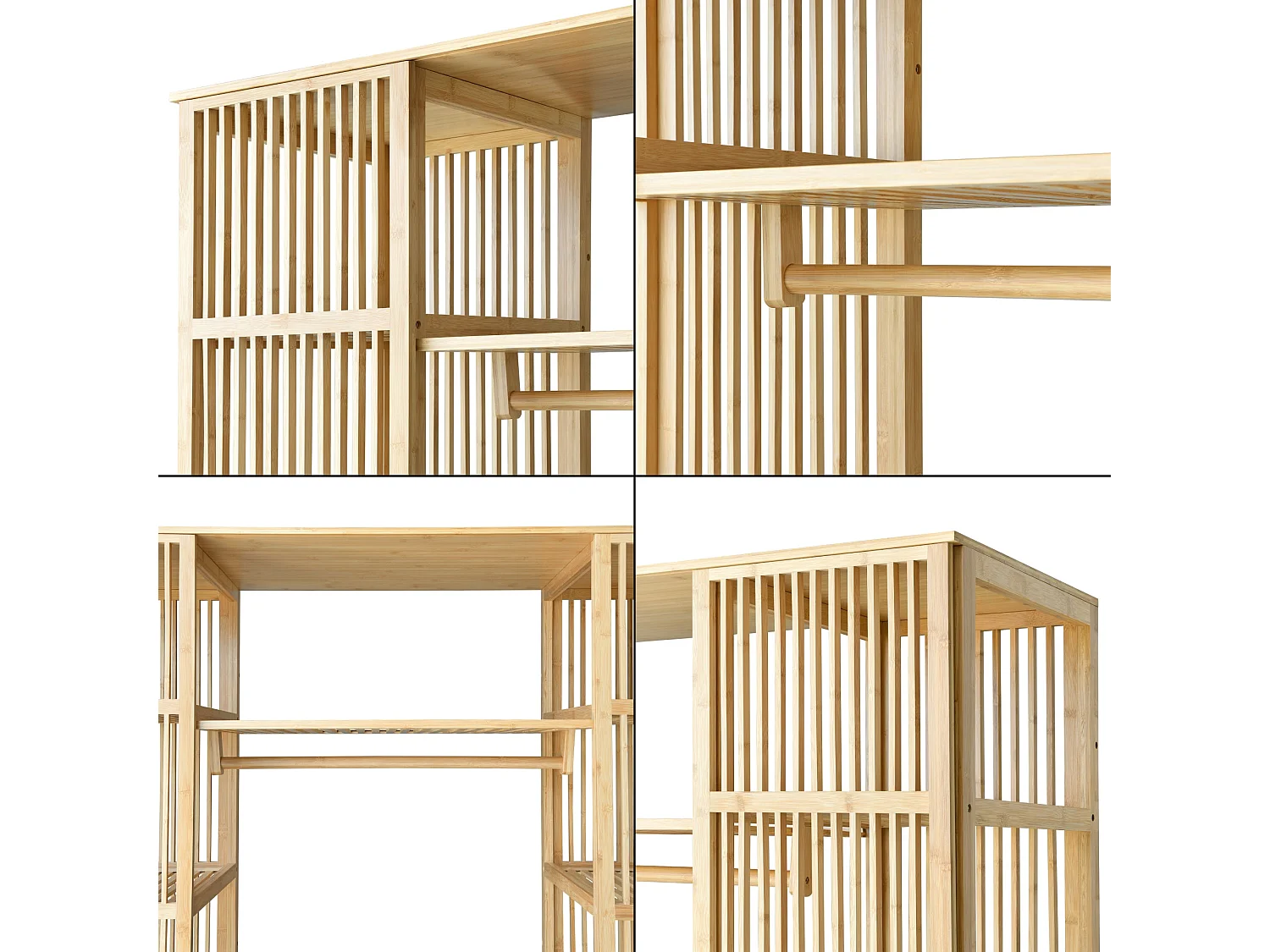 Armadio con 2 ante scorrevoli 185 x 140 x 45 cm 03_0008153