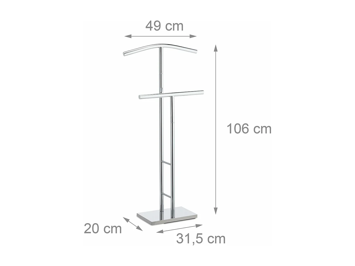 Galán de noche 106 cm cromado 13_0002917